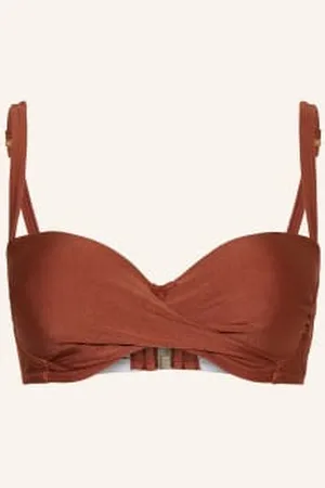 Beachlife Góra Od Bikini Z Fiszbinami Chocolate Shine braun
