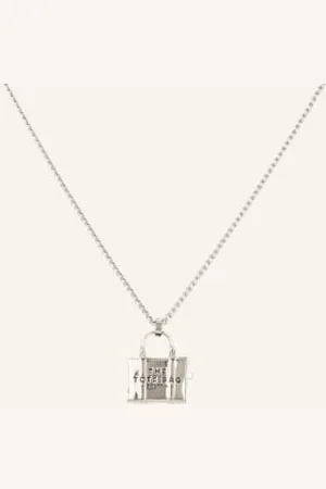 Marc Jacobs Łańcuszek The Tote Bag Necklace silber