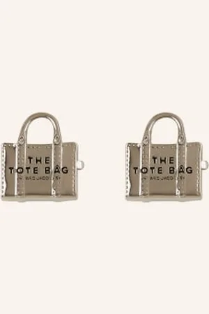 Marc Jacobs Kolczyki The Tote Bag Studs silber