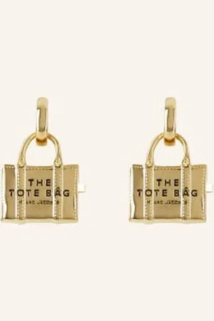 Marc Jacobs Kolczyki The Tote Bag Earrings gold