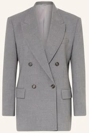 Brunello Cucinelli Długi Blezer grau