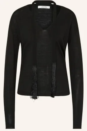 Dorothee Schumacher Sweter Refined Essentials Pullover schwarz