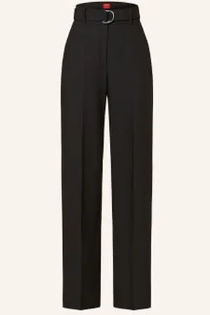 HUGO BOSS Spodnie Huglia schwarz