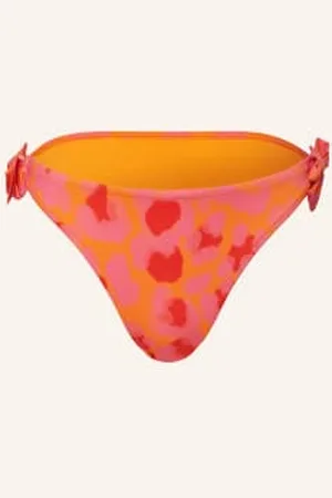 Vilebrequin Dół Od Bikini Trójkątnego New Leopard orange