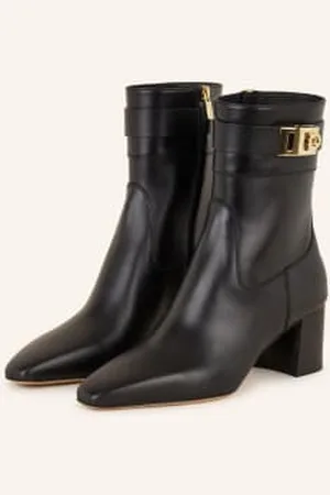 Salvatore Ferragamo Botki schwarz