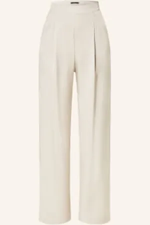 Windsor Spodnie Marlena Z Satyny beige