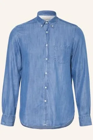 OFFICINE GENERALE Koszula Regular Fit blau