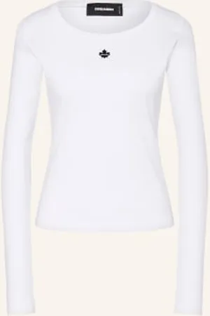Dsquared2 Koszulka Z Długim Rękawem Mini Fit Tee weiss