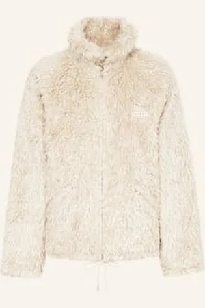 Marni Kurtka Puchowa Z Odpinanym Kapturem beige