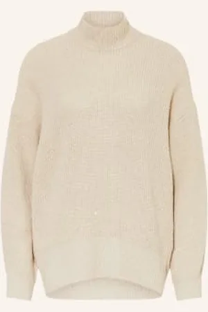 Brunello Cucinelli Sweter Z Dodatkiem Kaszmiru I Błyszczącą Przędzą beige