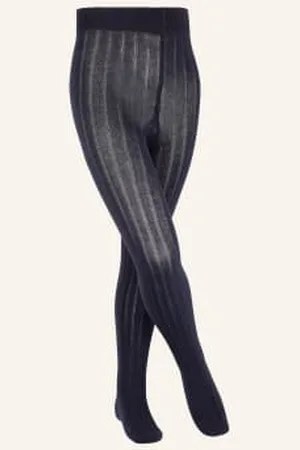 Falke Rajstopy Classic Rib blau