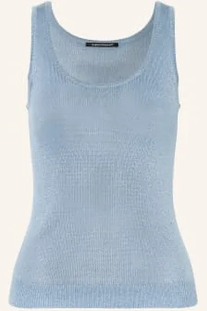 Luisa Cerano Top Z Dzianiny blau
