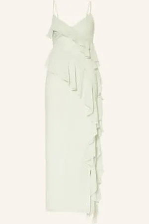 Gina Tricot Sukienka Z Wolantami gruen
