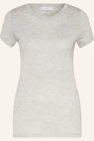 Riani T-Shirt Z Błyszczącą Przędzą grau