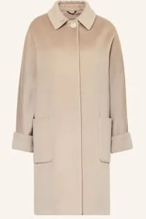 ICONS Cinzia Rocca Płaszcz Wełniany beige