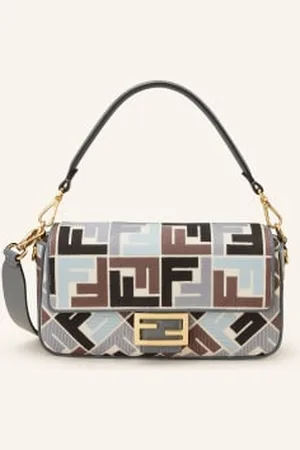 Fendi Torba Na Ramię Baguette grau