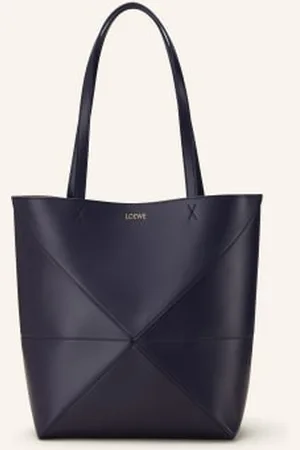Loewe Torba Shopper Puzzle Fold blau