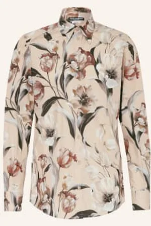 Dolce & Gabbana Koszula Martina Slim Fit beige
