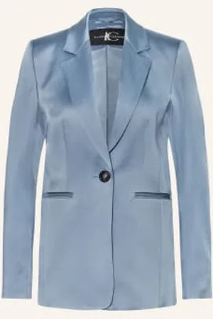 Luisa Cerano Blezer Satynowy blau