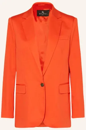 Etro Długi Blezer orange