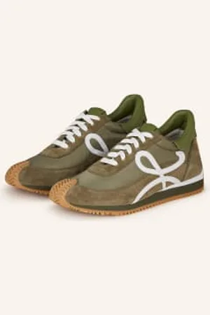 Loewe Sneakersy Flow Runner gruen