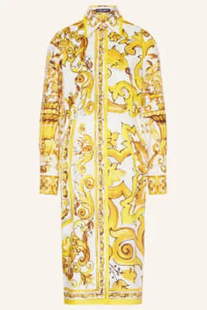 Dolce & Gabbana Sukienka Koszulowa gelb