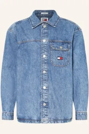 Tommy Hilfiger Jeansowa Koszula Wierzchnia blau
