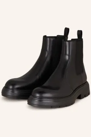Salvatore Ferragamo Botki Chelsea Dollie schwarz