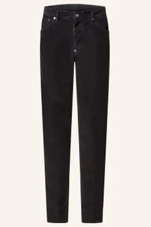 Dsquared2 Spodnie Sztruksowe Extra Slim Fit schwarz