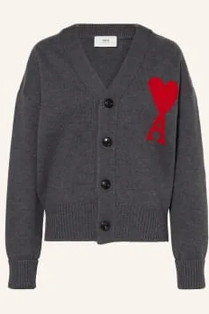 Ami Kardigan Oversize grau