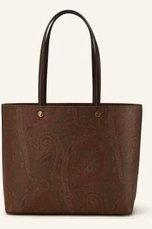 Etro Torba Shopper Essential Medium Z Saszetką braun