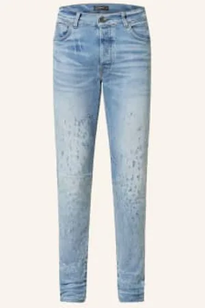 AMIRI Jeansy W Stylu Destroyed Shotgun Skinny Fit blau