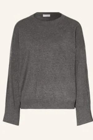 Brunello Cucinelli Sweter Z Kaszmiru grau