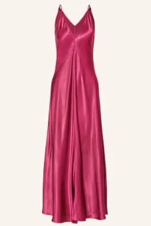 Luisa Cerano Sukienka Koktajlowa Z Satyny pink
