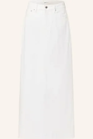 Gina Tricot Spódnica Jeansowa weiss