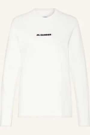 Jil Sander Koszulka Z Długim Rękawem weiss