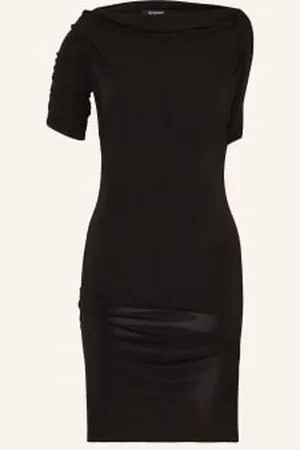 Jacquemus Sukienka Koktajlowa La Mini Robe Drapeado schwarz