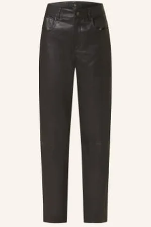 Belstaff Spodnie Skórzane Scandium schwarz