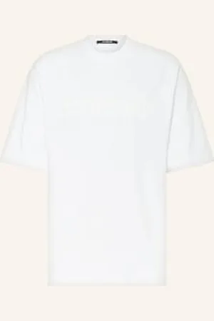 Jacquemus T-Shirt Le Tshirt Typo weiss