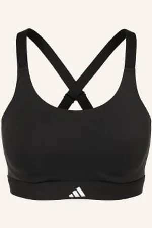 adidas Biustonosz Sportowy Tlrd Impact Luxe Z Siateczką schwarz