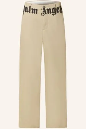 Palm Angels Chinosy Regular Fit beige