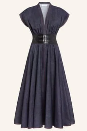 Alaïa Alaïa Sukienka Jeansowa blau
