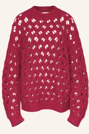 Marant Etoile Sweter Aurelia Z Dodatkiem Alpaki pink