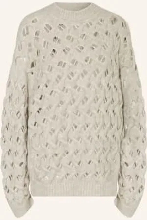 Marant Etoile Sweter Aurelia Z Dodatkiem Alpaki weiss