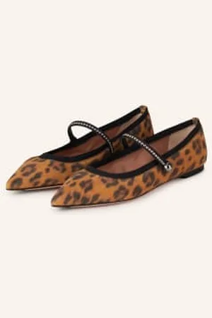 Aquazzura Baleriny Mary Jane Romy Studs Z Ćwiekami beige