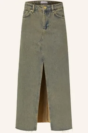 Ganni Spódnica Jeansowa blau