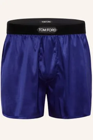 Tom Ford Bokserki Z Jedwabiu blau