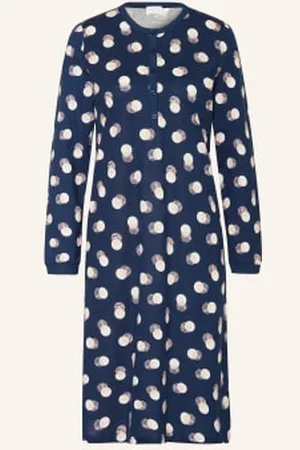 Mey Koszula Nocna Z Serii Scribbled Dots blau