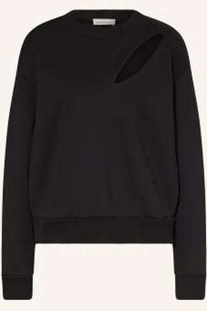 Alexander McQueen Bluza Nierozpinana Z Wycięciem schwarz