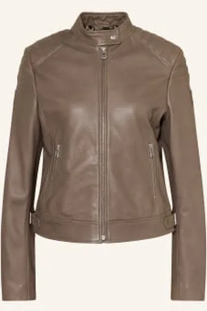 Belstaff Kurtka Skórzana Mollison beige